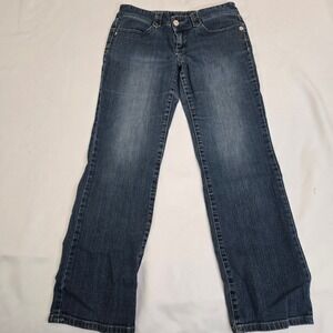 Vintage Michael Kors MK Women's Low boot Jeans Dark Wash Denim Leg Size 10 30x31